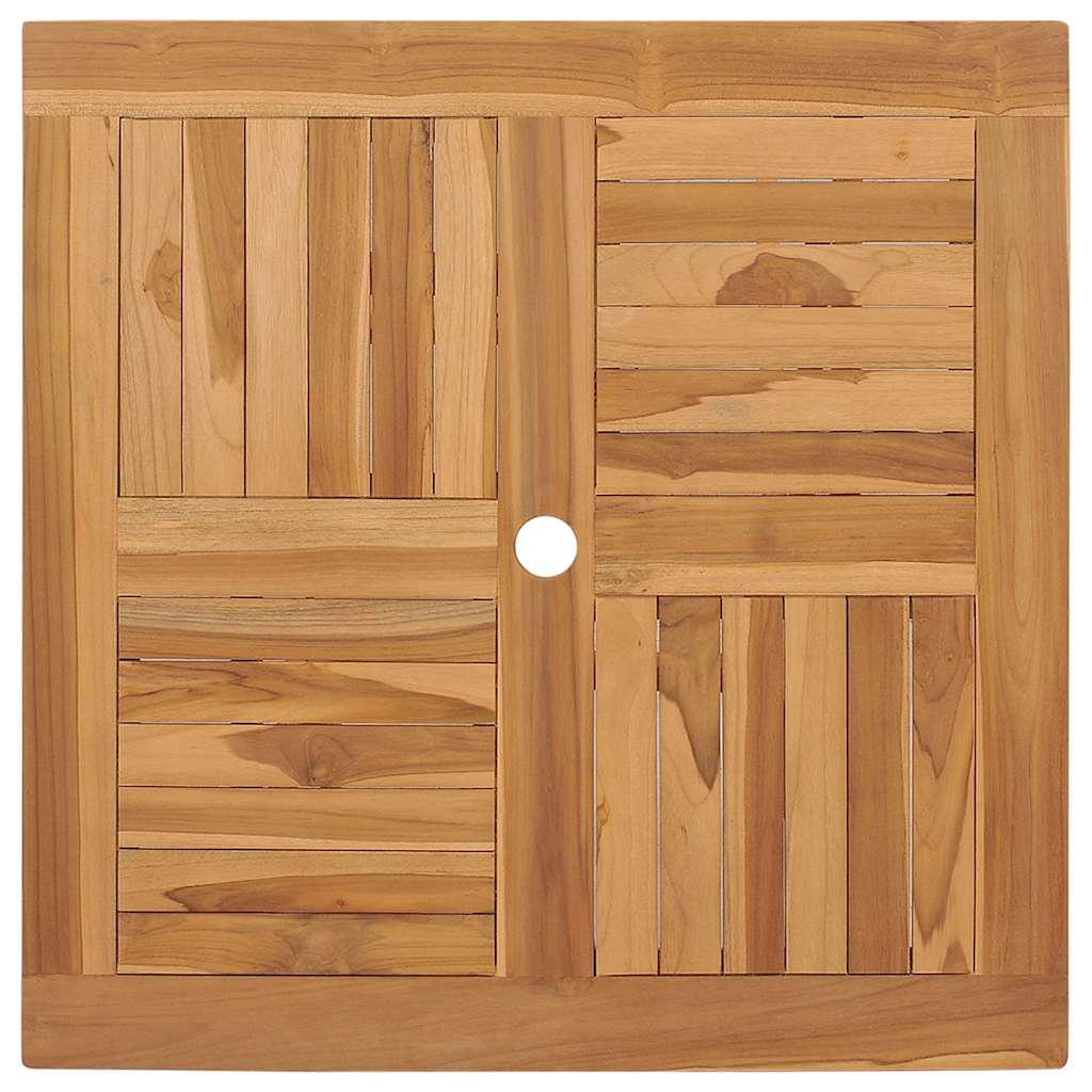 Garten Essgruppe 3 pcs Braun Massivholz Teak