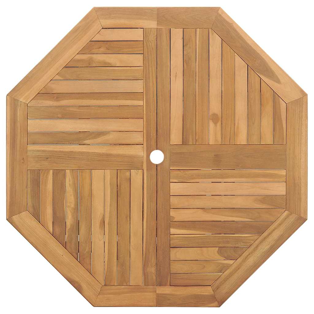 Garten Essgruppe 5 pcs Braun Massivholz Teak