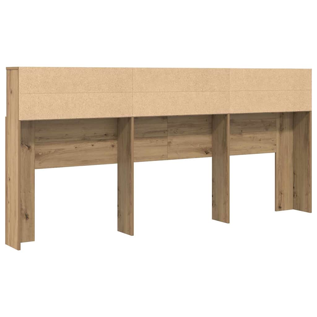 Kopfteil Schrank mit Regal Artisan-Eiche 220 x 19 x 101.5 cm