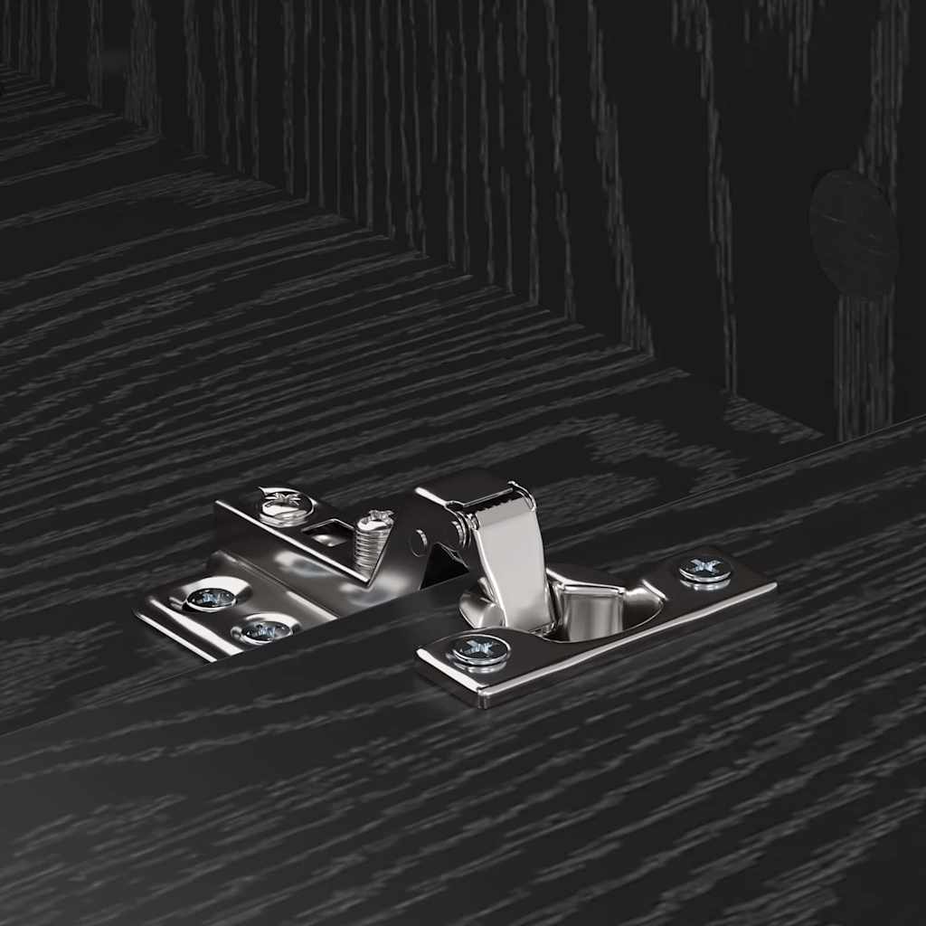 TV-Schränk Schwarz Eichen-Optik 150 x 30 x 44,5 cm