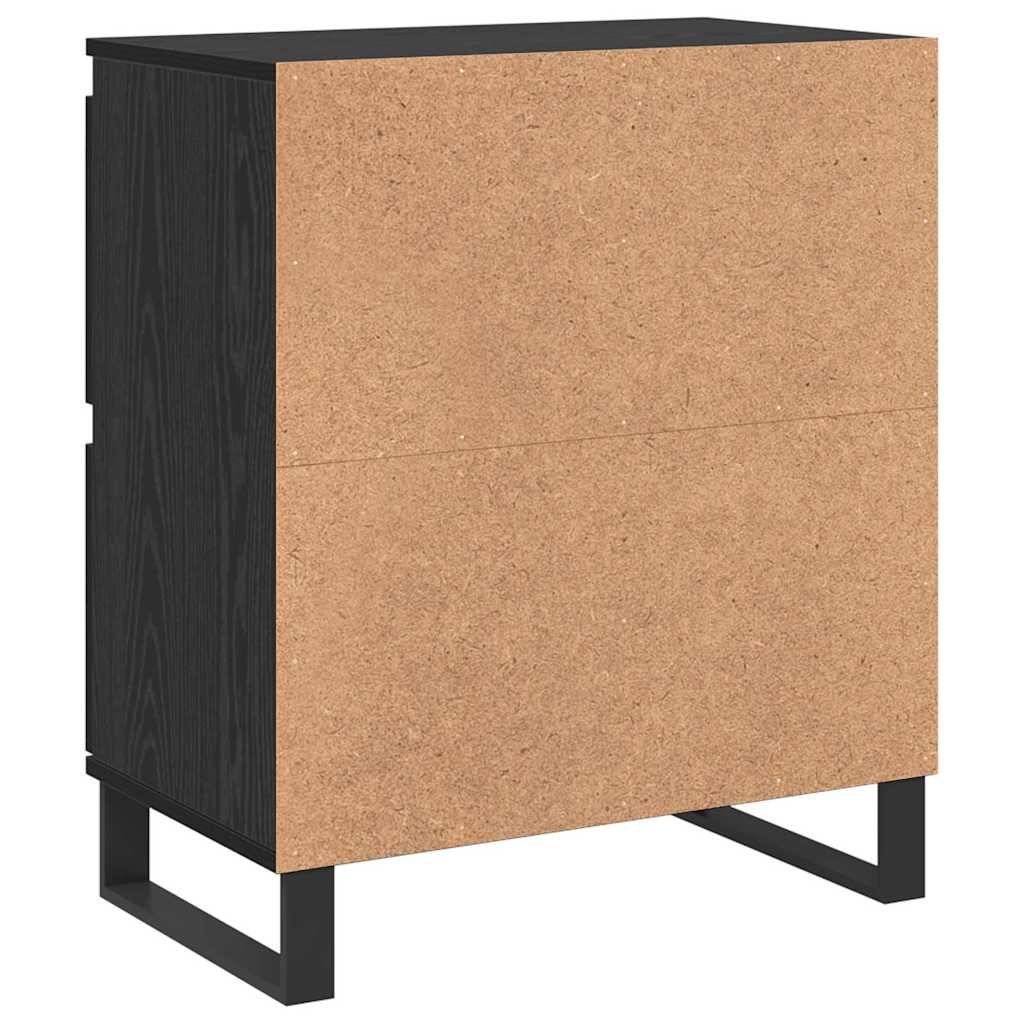 Sideboard Schwarz 60 x 35 x 70 cm Holzwerkstoff