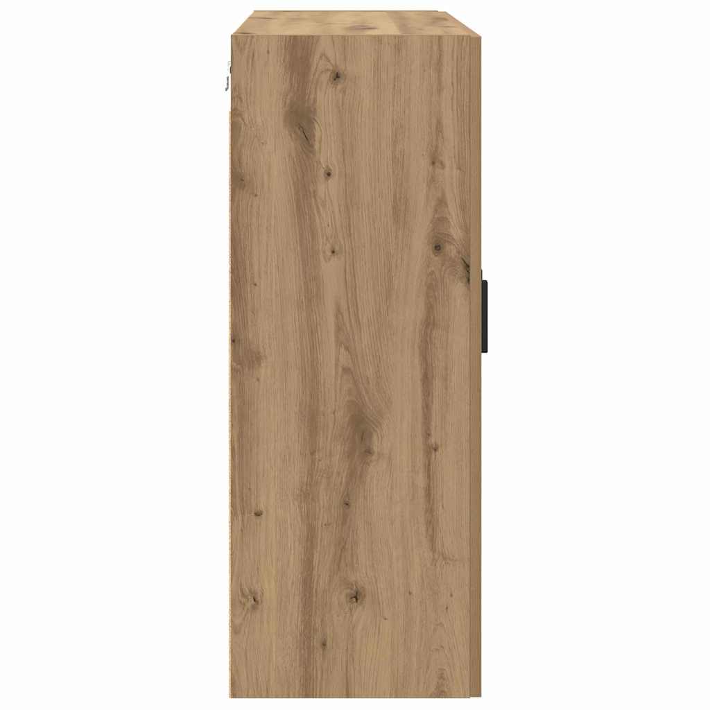 Wandschrank Wandmontiert Braun 69.5 x 34 x 90 cm Holzwerkstoff