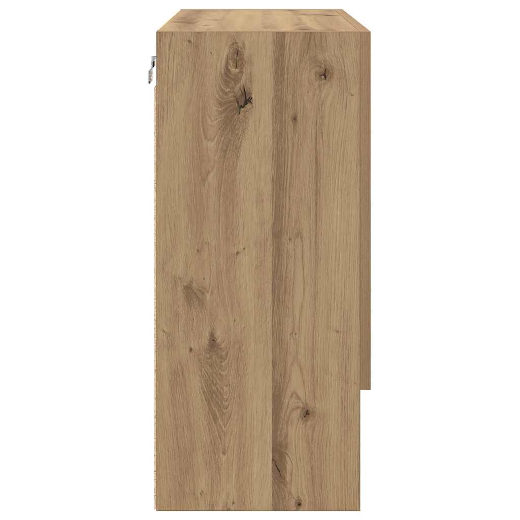 Wandschrank Artisan-Eiche 60 x 31 x 70 cm Holzwerkstoff