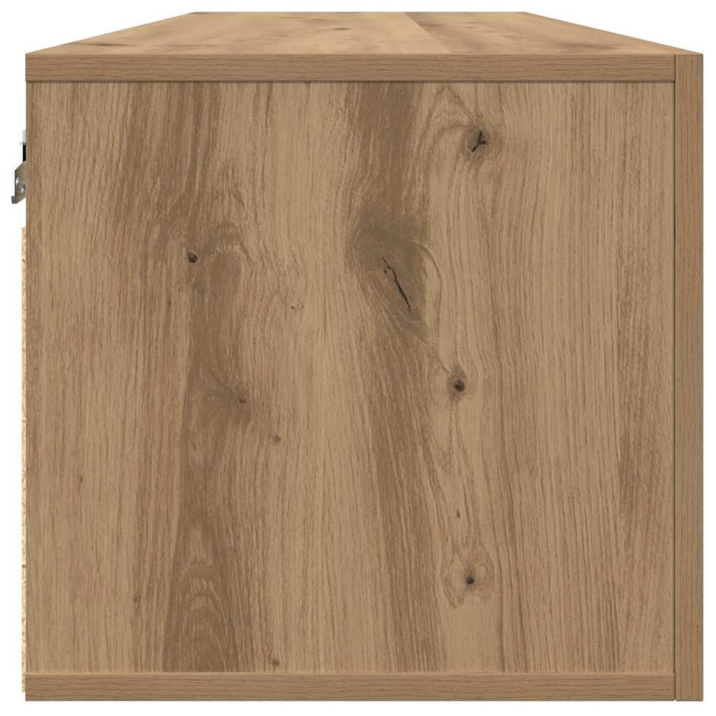 Wandschrank Artisan-Eiche 80 x 36.5 x 35 cm Holzwerkstoff