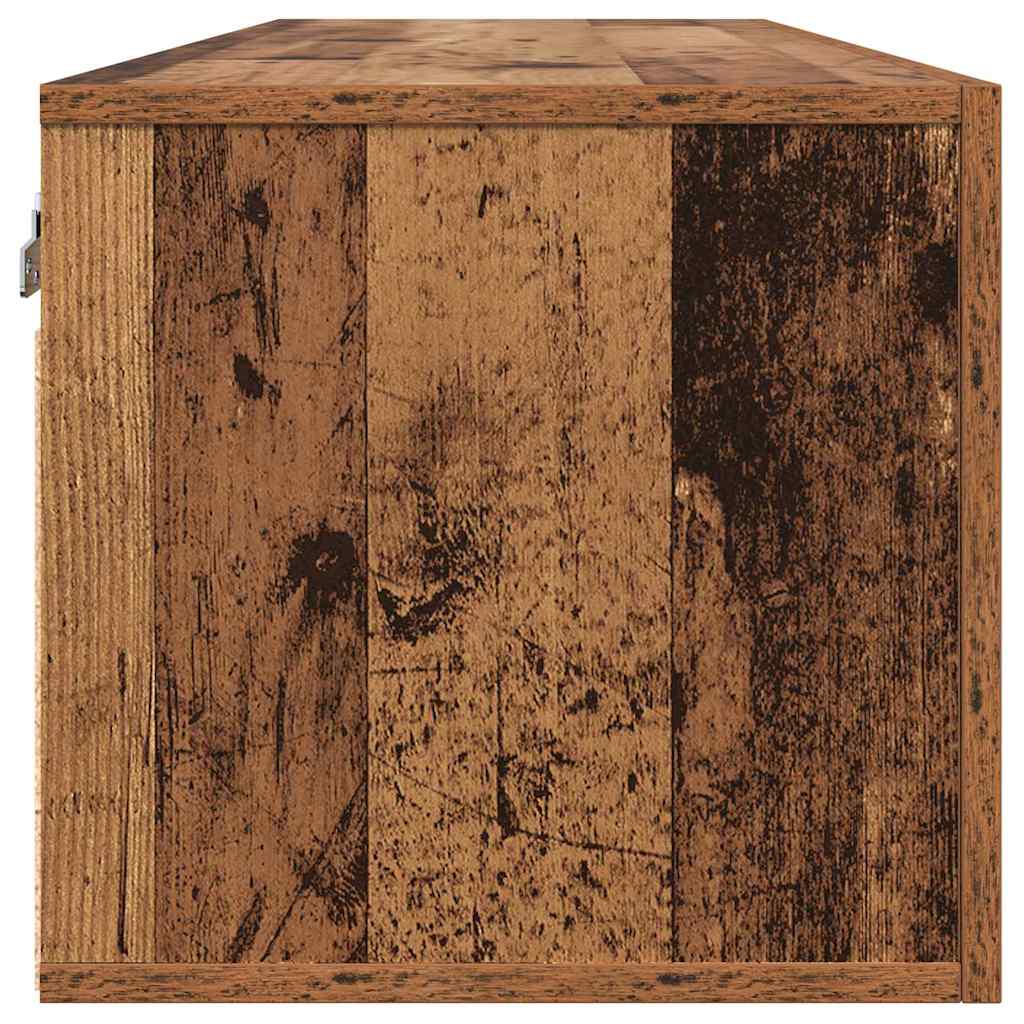 Wandschrank Altholz 100 x 36,5 x 35 cm Holzwerkstoff