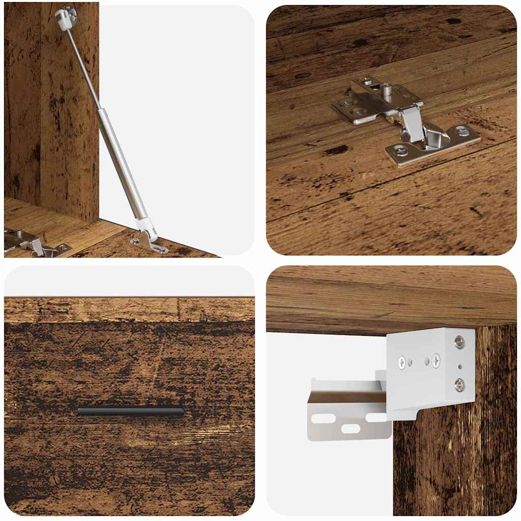 Wandschrank Altholz 100 x 36,5 x 35 cm Holzwerkstoff