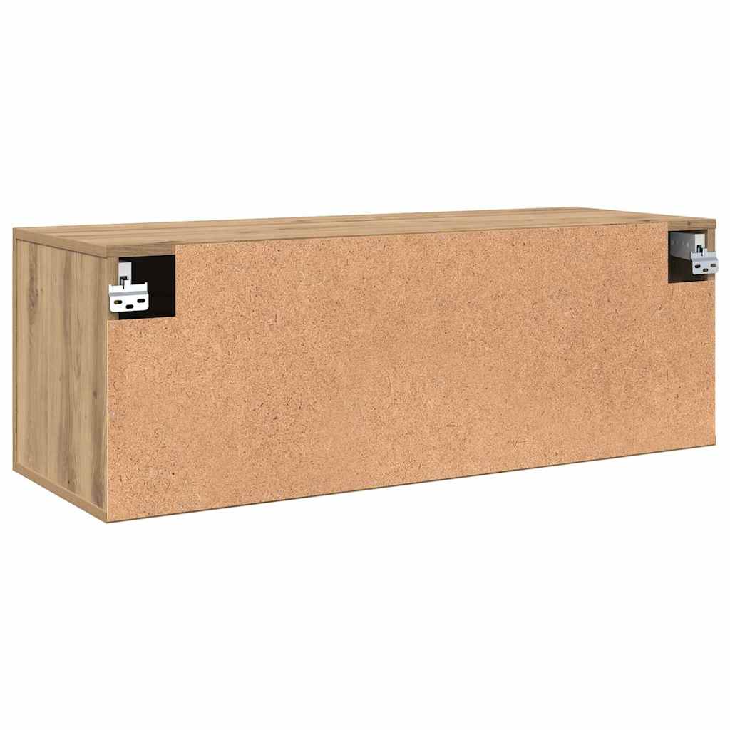 Wandschrank Artisan-Eiche 100 x 36,5 x 35 cm Holzwerkstoff