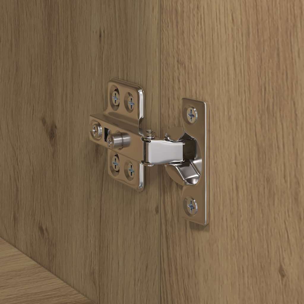 TV-Schränk Eiche handwerklich 150 x 30 x 50 cm Holzwerkstoff