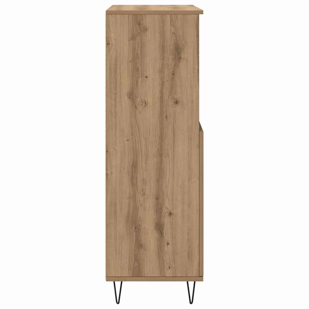 Hochboard Braun 60 x 36 x 110 cm Holzwerkstoff