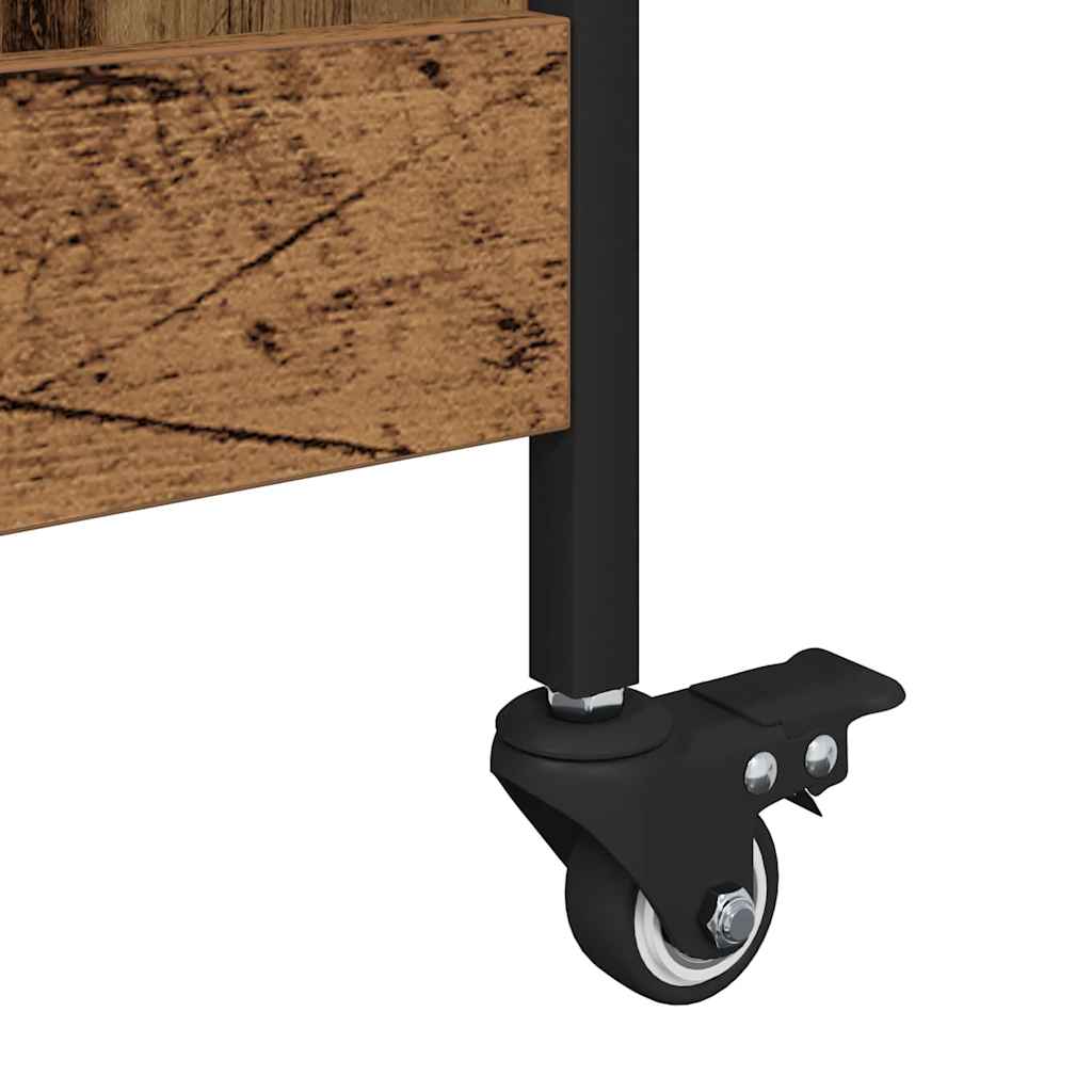 Küchentrolley Altholz 70 x 30 x 82 cm Holzwerkstoff