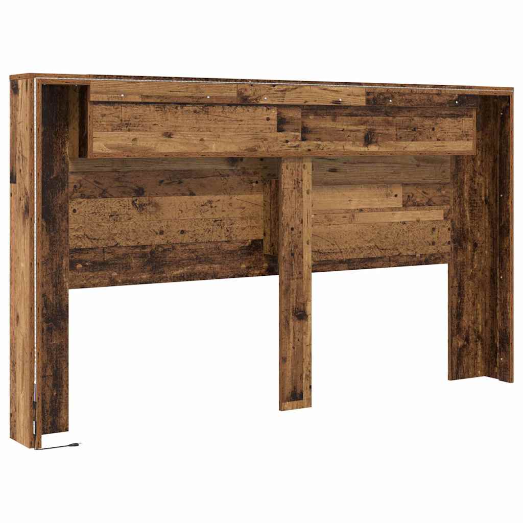 Kopfteil Schrank Altholz 180 x 17 x 104,5 cm Holzwerkstoff