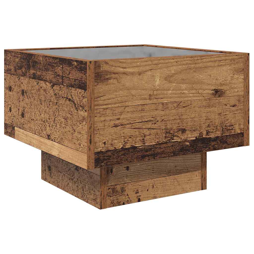 Couchtisch Altholz 40 x 40 x 30 cm Holzwerkstoff