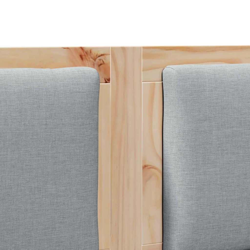 Kopfteil Sonstiges Braun 200 cm Massivholz Kiefer