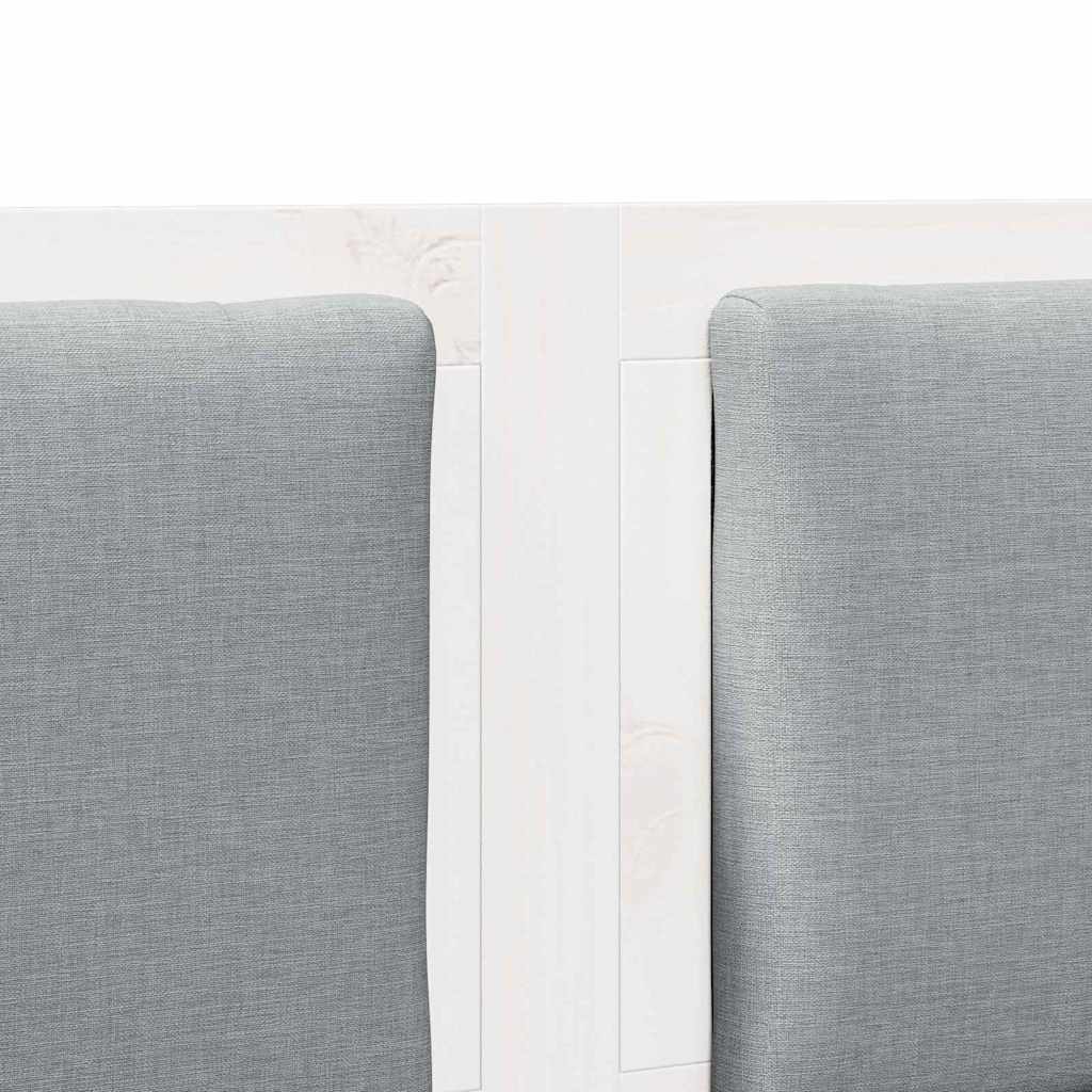 Kopfteil Sonstiges Weiß 200 cm Massivholz Kiefer