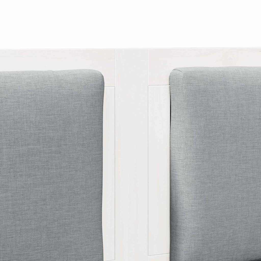 Kopfteil Sonstiges Weiß 150 cm Massivholz Kiefer