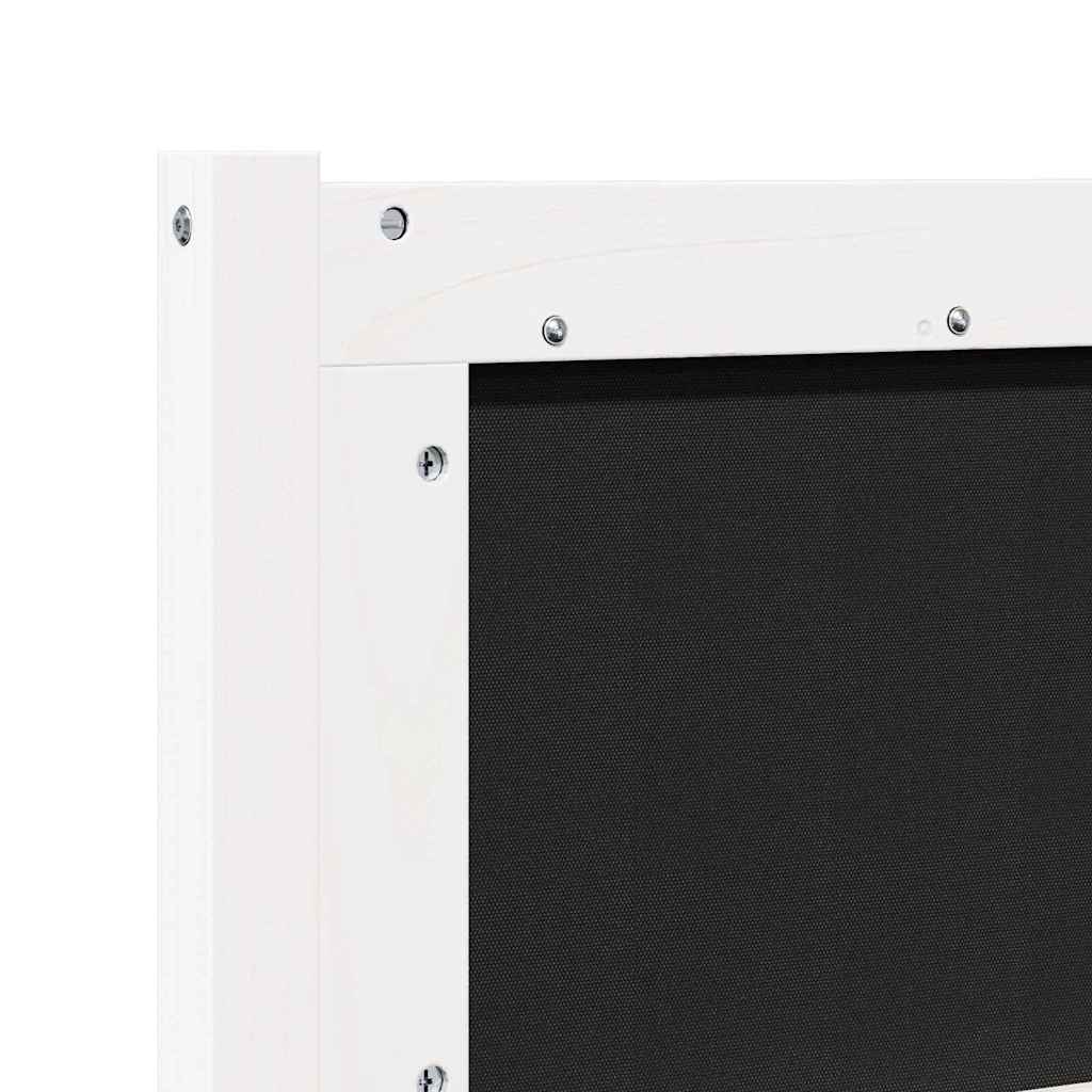 Kopfteil Sonstiges Weiß 150 cm Massivholz Kiefer