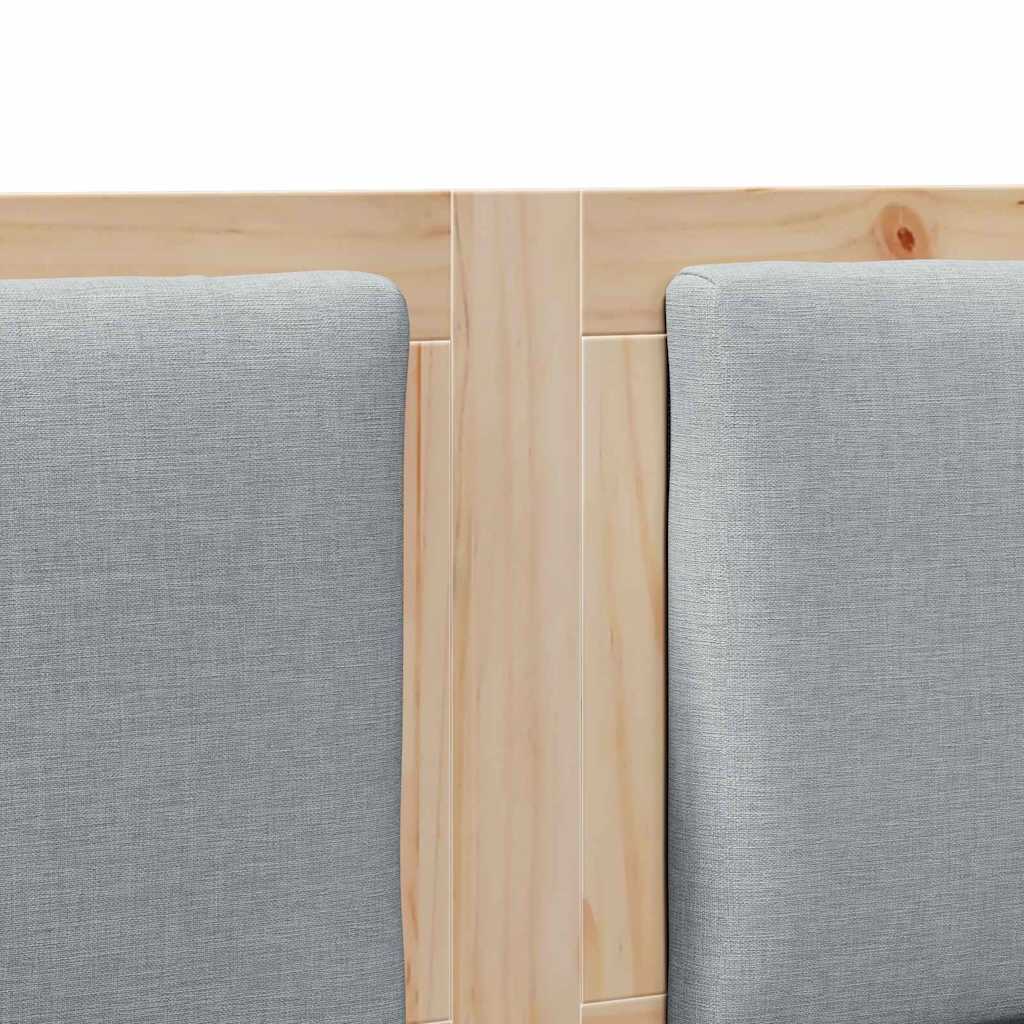 Kopfteil Sonstiges Braun 140 cm Massivholz Kiefer