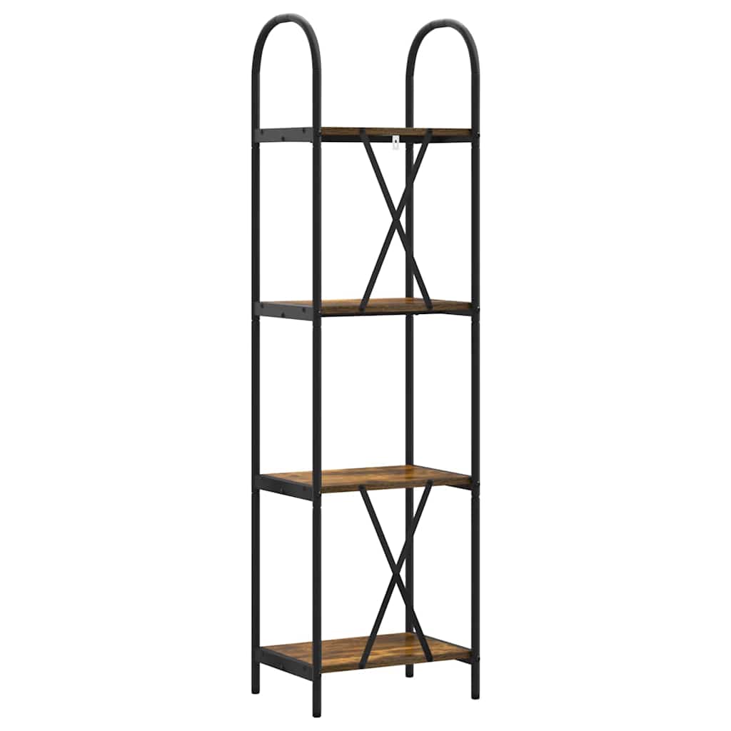 Regal Räuchereiche 40 x 30 x 146 cm Holzwerkstoff