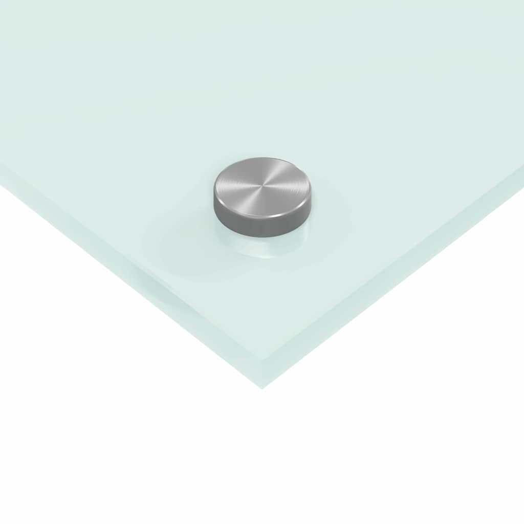 Küchenrückwand Weiß 100 x 60 x 0.8 cm Gehärtetes Glas