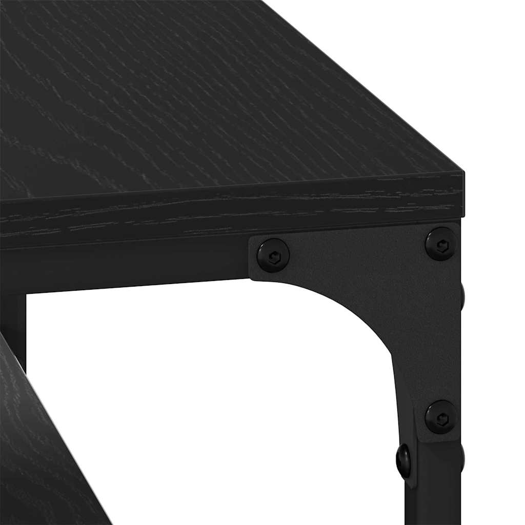 Couchtisch Schwarz Eichen-Optik Holzwerkstoff