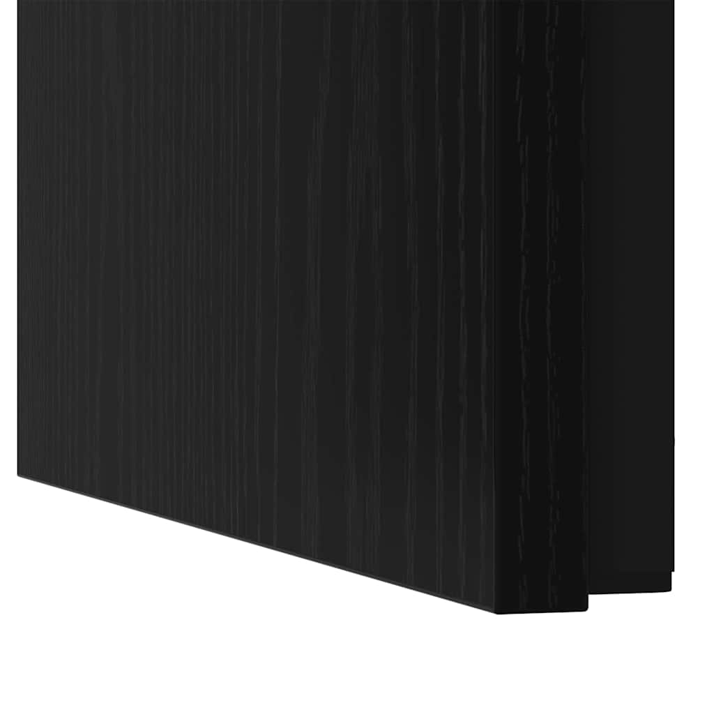 Nesting Couchtisch 3 pcs Schwarz Eichen-Optik 60 x 35 x 56 cm