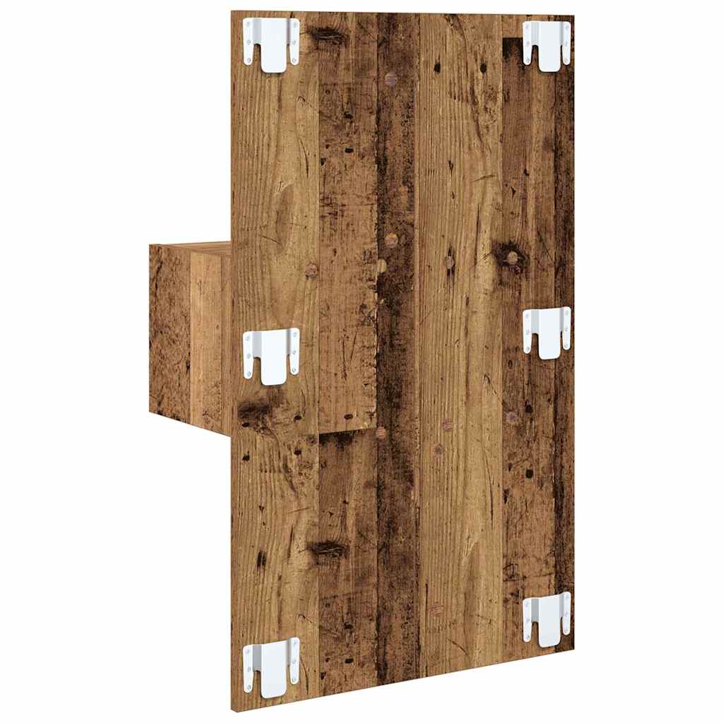 Bettschrank 2 pcs Altholz 48,5 x 32,5 x 80 cm Holzwerkstoff