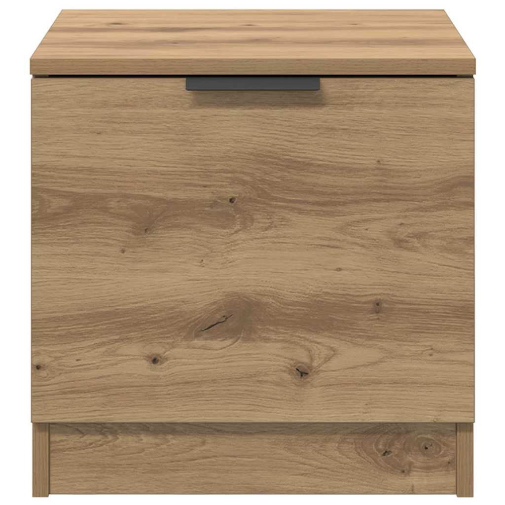 Bettschrank 2 pcs Artisan-Eiche 40 x 39 x 40 cm Holzwerkstoff