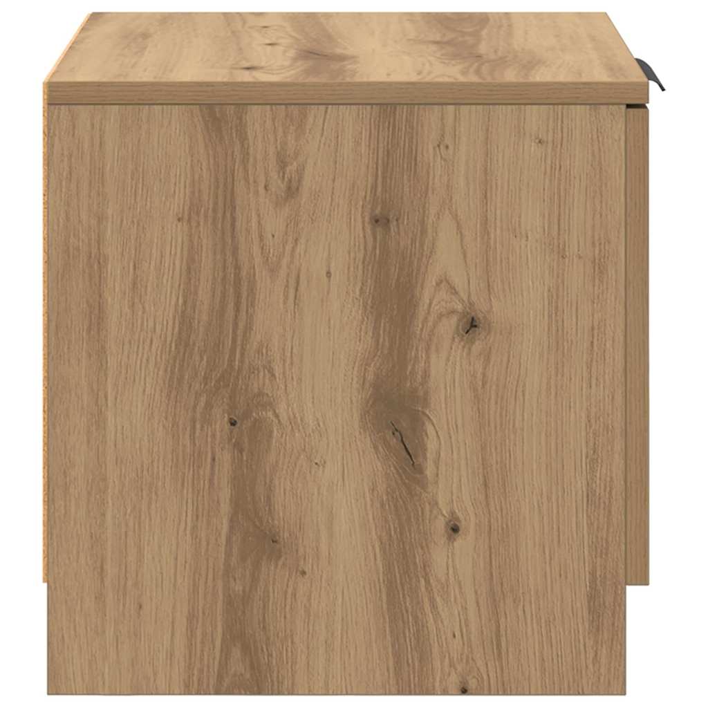 Bettschrank 2 pcs Artisan-Eiche 40 x 39 x 40 cm Holzwerkstoff