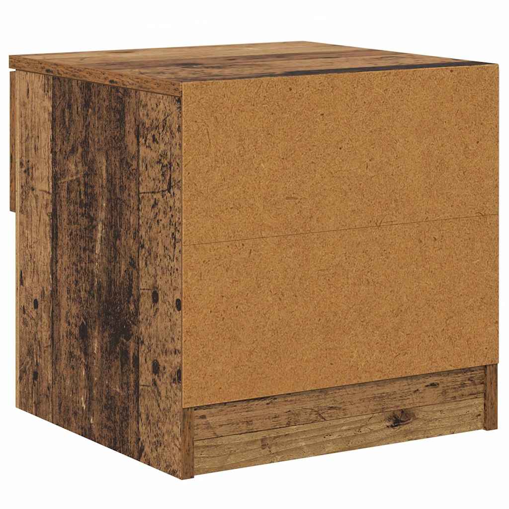 Bettschrank 2 pcs Altholz 40 x 39 x 40 cm Holzwerkstoff