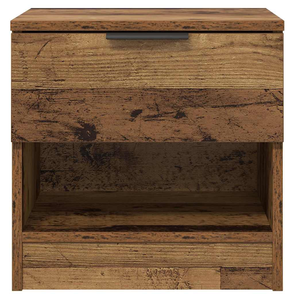 Bettschrank 2 pcs Altholz 40 x 39 x 40 cm Holzwerkstoff