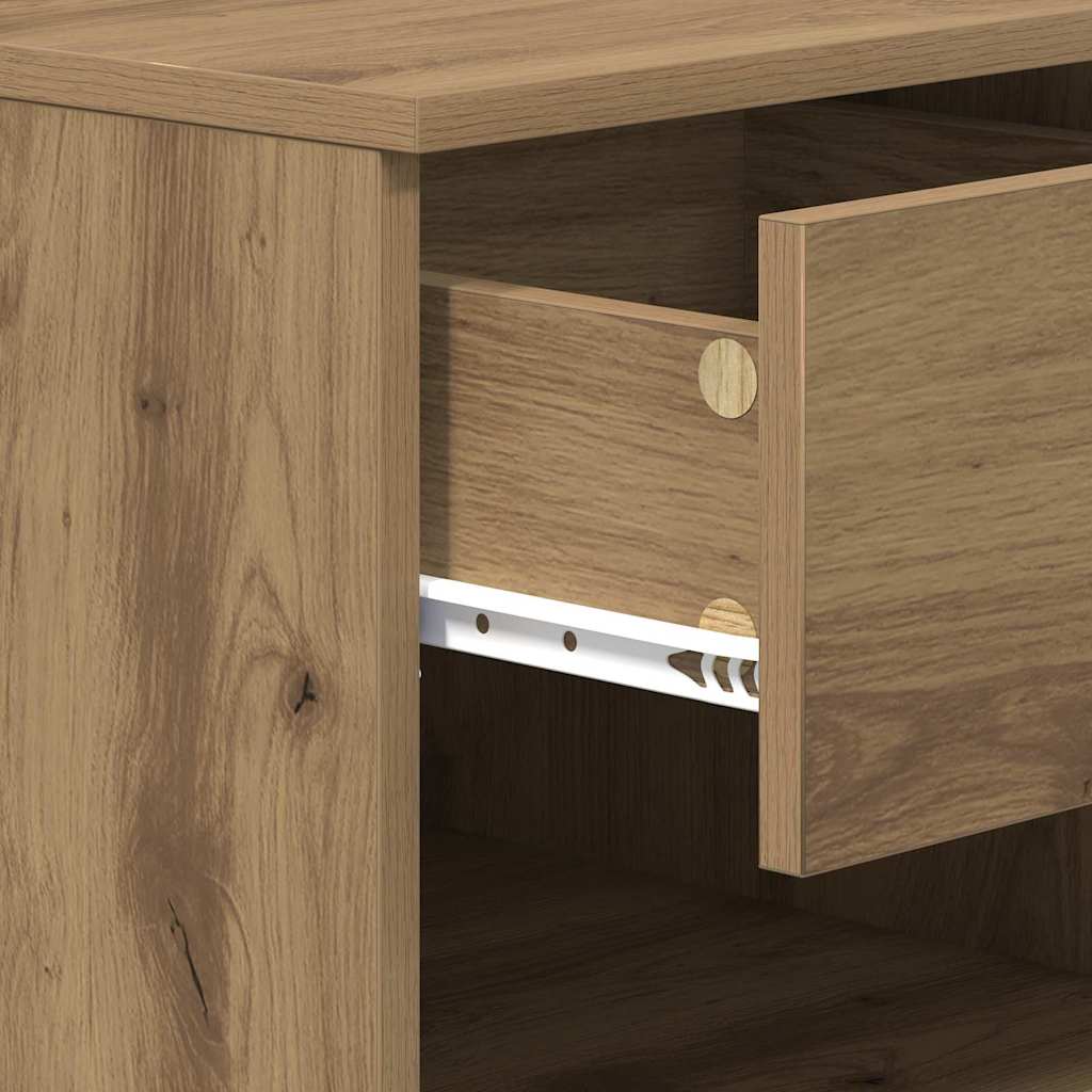 Bettschrank 2 pcs Artisan-Eiche 40 x 39 x 40 cm Holzwerkstoff