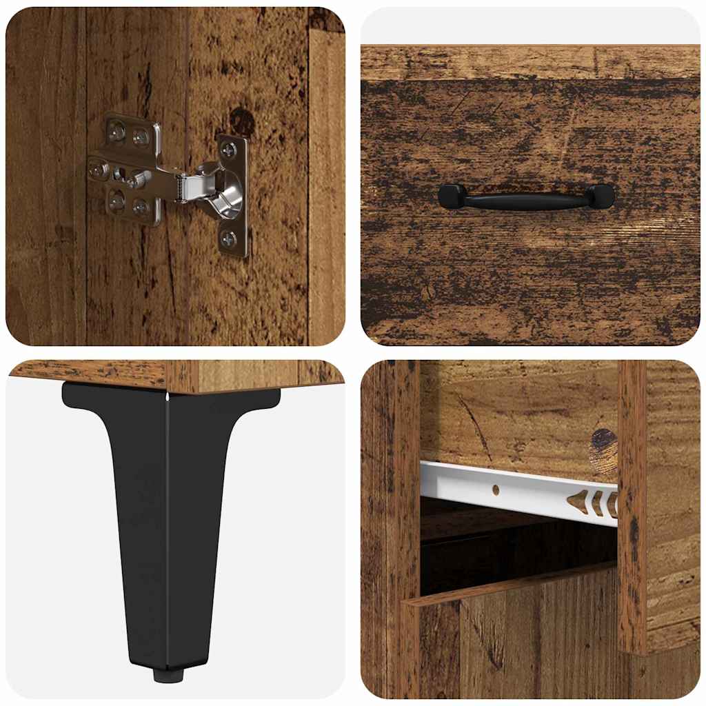 Sideboard Altholz 34 x 69.5 x 90 cm Holzwerkstoff