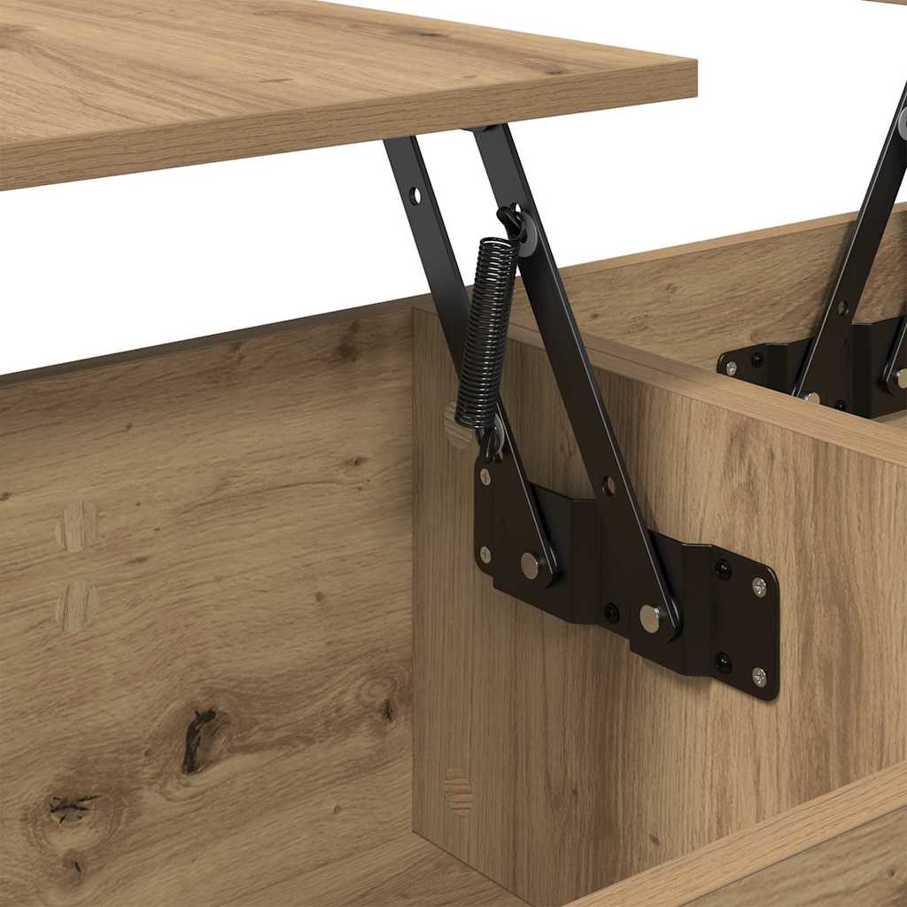 Couchtisch Artisan-Eiche 102 x 50,5 x 46,5 cm Holzwerkstoff