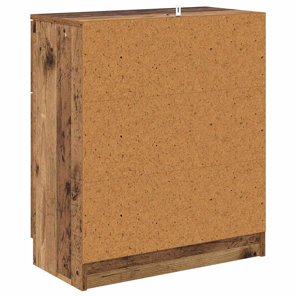 Sideboard mit Schubladen Altholz 60 x 30 x 70 cm Holzwerkstoff