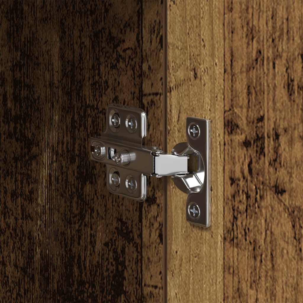 Nachttisch mit Schubladen Altholz 50 x 36 x 60 cm Holzwerkstoff