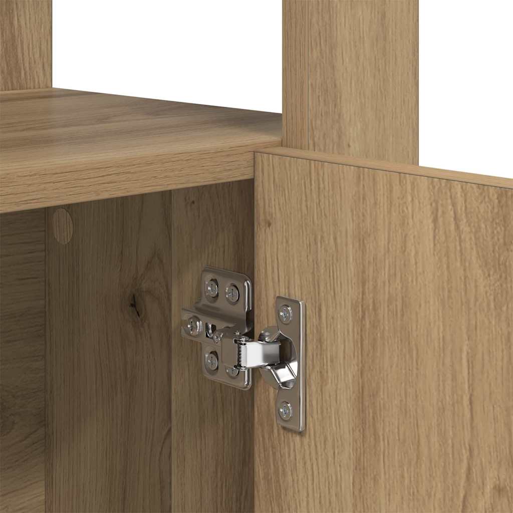 Sideboard Artisan-Eiche 30 x 80 x 119.5 cm Holzwerkstoff