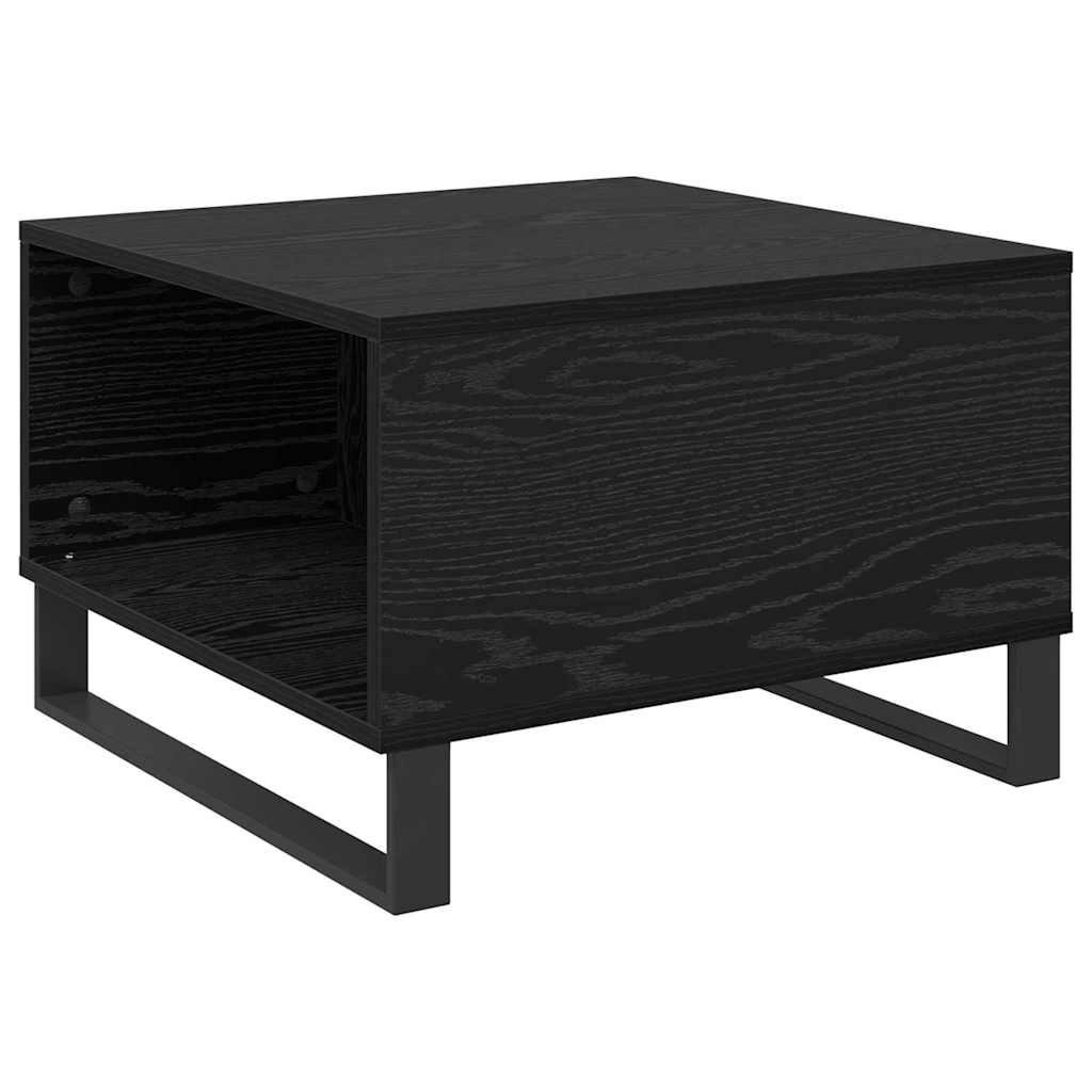 Couchtisch Schwarz Eichen-Optik 55 x 55 x 36,5 cm Holzwerkstoff