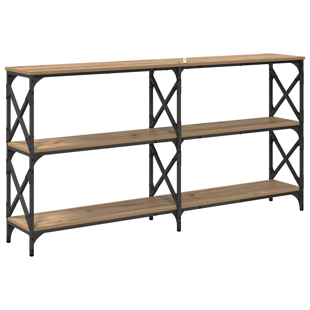 Konsolentisch Artisan-Eiche 156 x 28 x 80,5 cm Holzwerkstoff