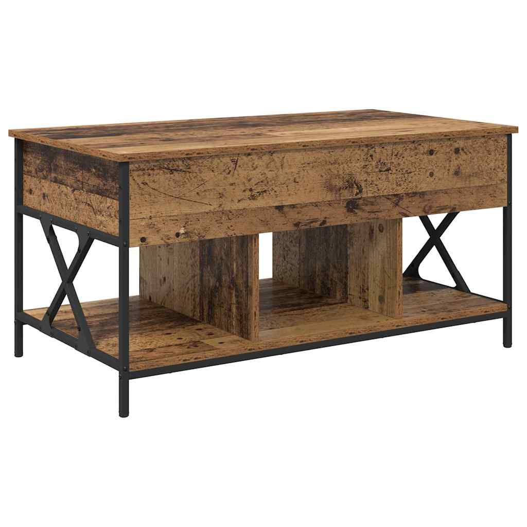 Couchtisch Altholz 100 x 55 x 50 cm Holzwerkstoff