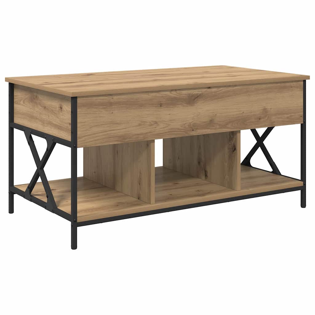 Couchtisch Artisan-Eiche 100 x 55 x 50 cm Holzwerkstoff
