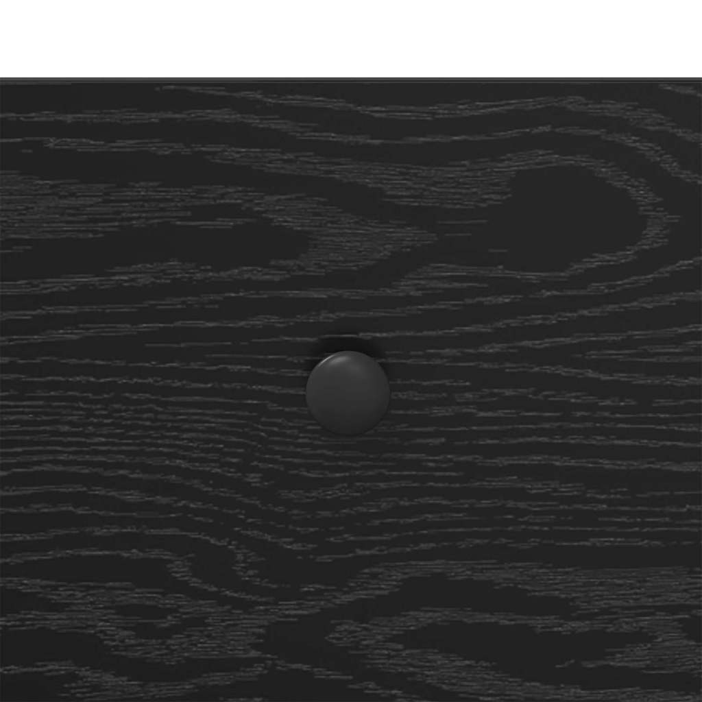 Couchtisch Schwarz Eichen-Optik 70x50x50cm Holzwerkstoff