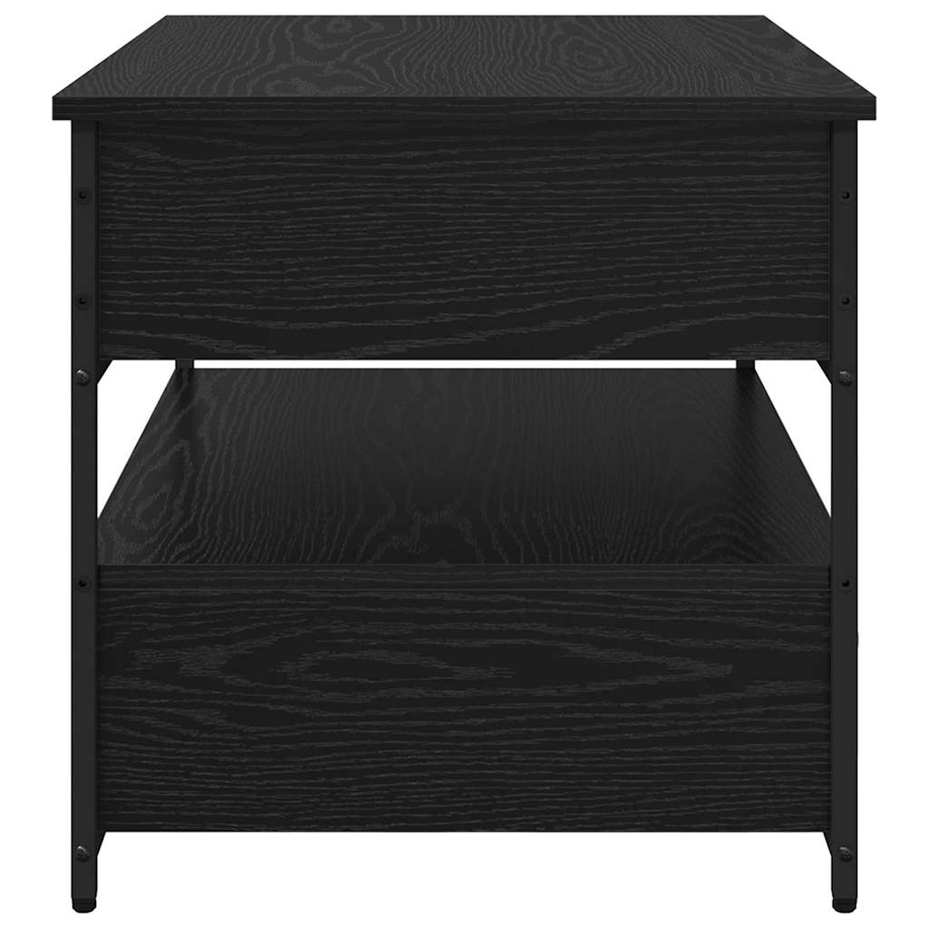 Couchtisch Schwarz Eichen-Optik 70x50x50cm Holzwerkstoff