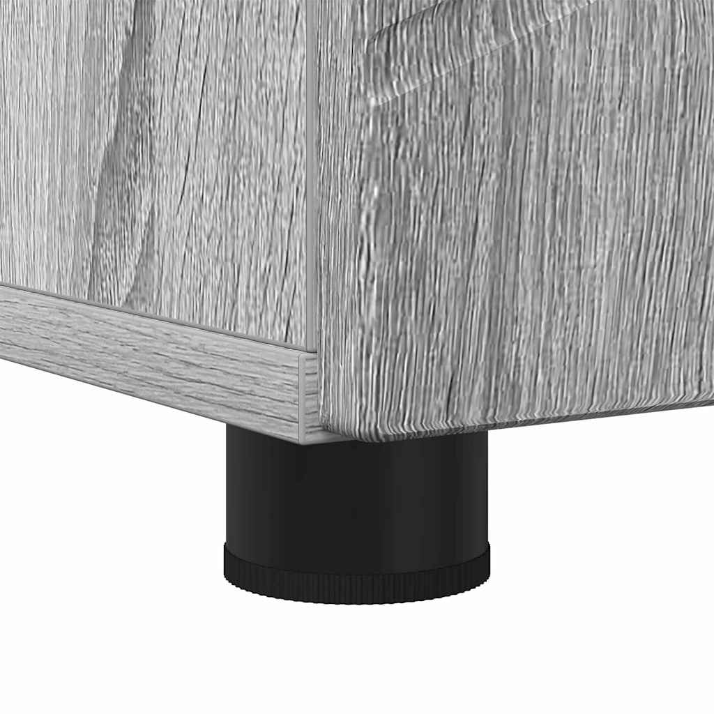 Bad hoher Schrank Grau Sonoma 30 x 35 x 192 cm Holzwerkstoff