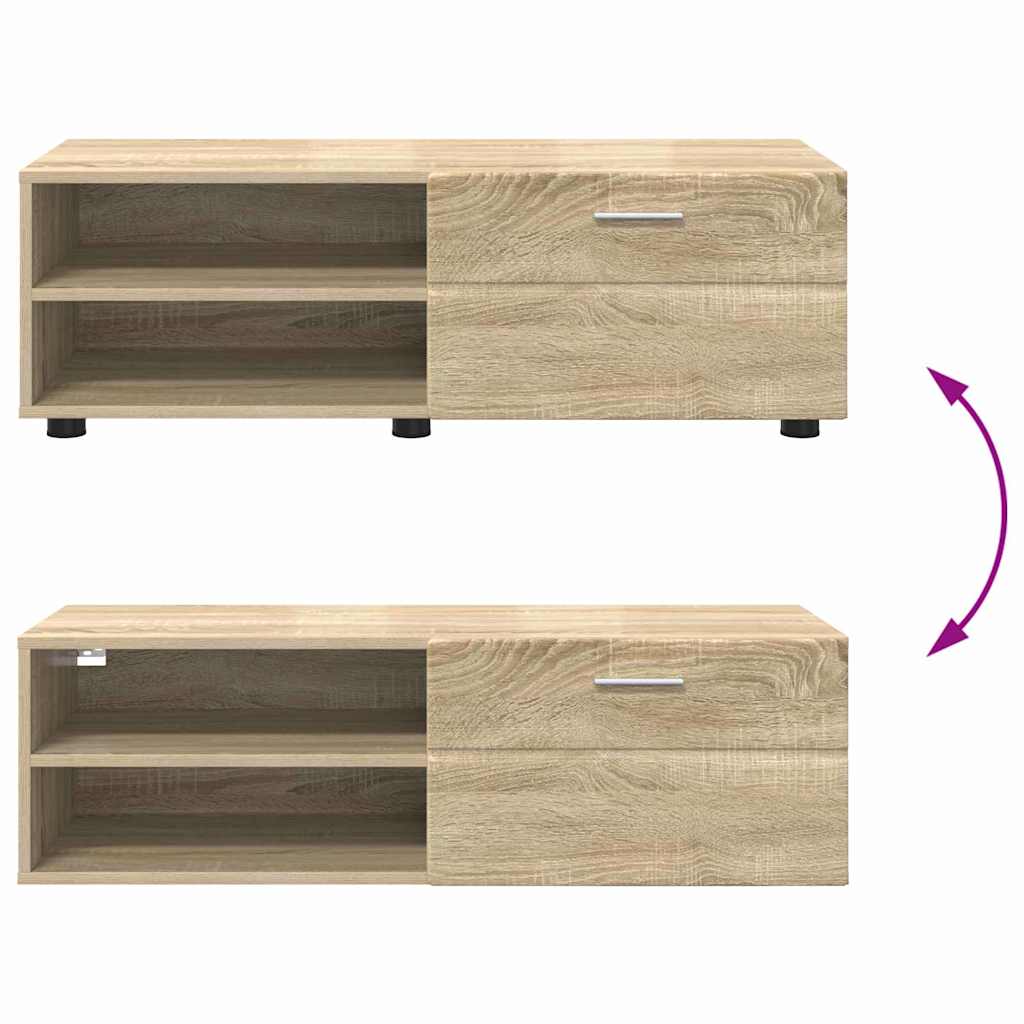 TV-Schränk Sonoma-Eiche 100.5 x 39 x 30 cm Holzwerkstoff