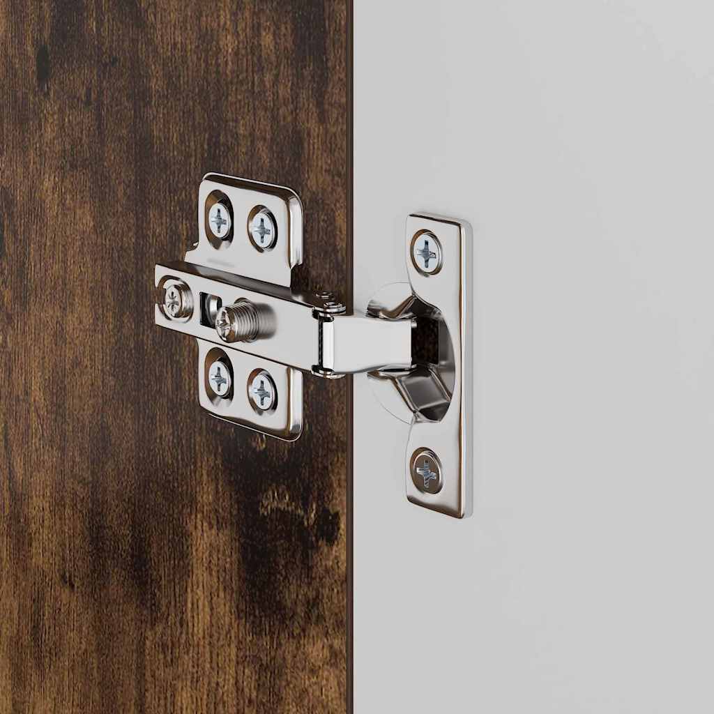 Badezimmer Waschbecken Schrank mit Speicher TULUM Räuchereiche