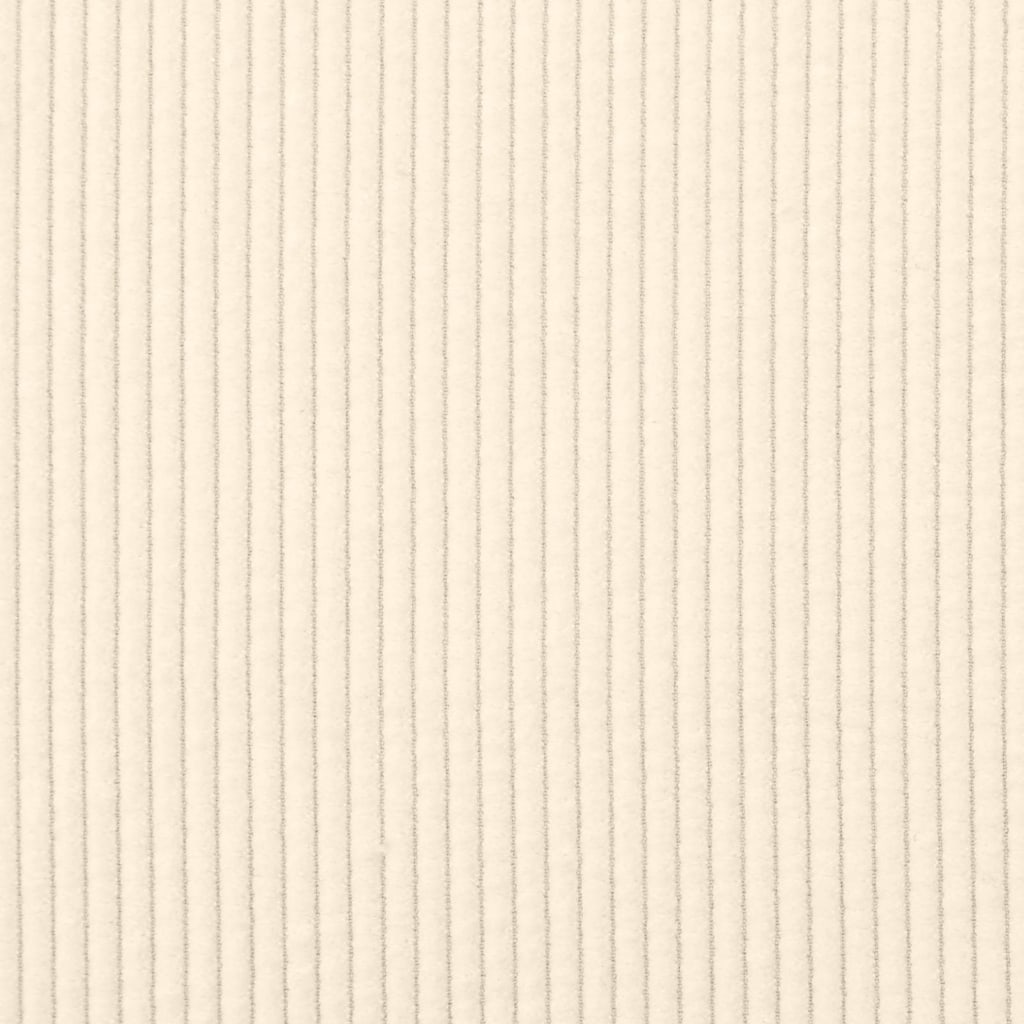 Sofakissen 2 pcs Creme 50 x 50 cm Cordstoff