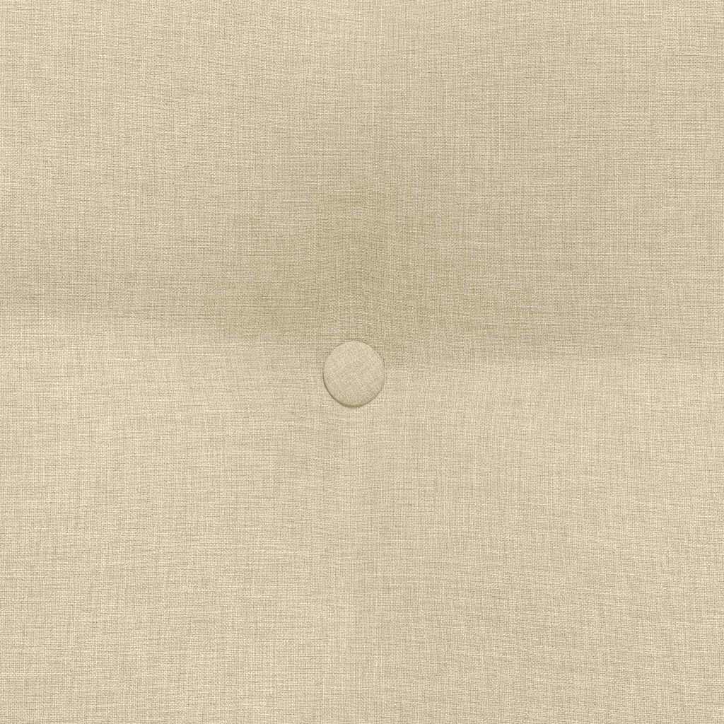 Rücken Kissen Creme 60 x 24 x 50 cm Stoff