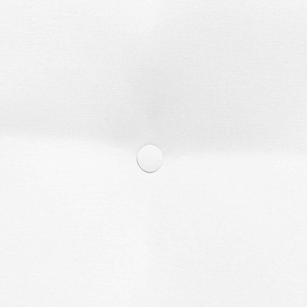 Rücken Kissen Weiß 60 x 24 x 50 cm Stoff