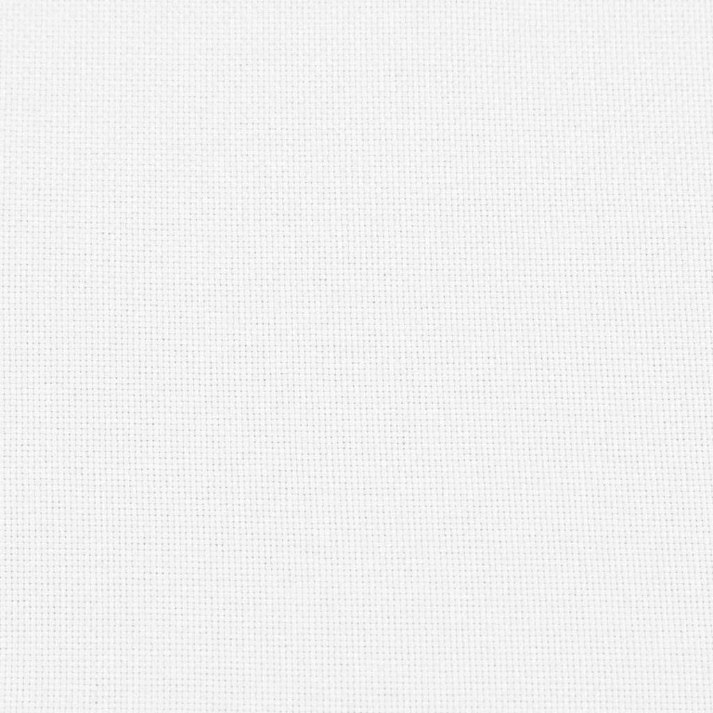 Rücken Kissen Weiß 60 x 24 x 50 cm Stoff