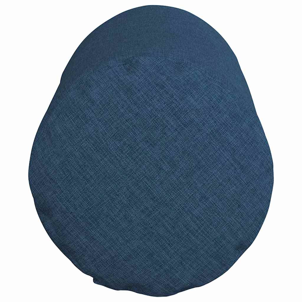 Bolsterkissen 2 pcs Blau Ø 15 x 40 cm Stoff